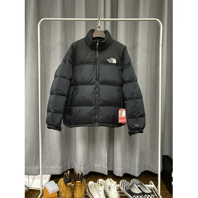 Пуховик The North Face Embroidery Logo 700 "Black" фото № 2