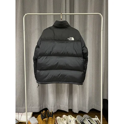 Пуховик The North Face Embroidery Logo 700 "Black" фото № 6