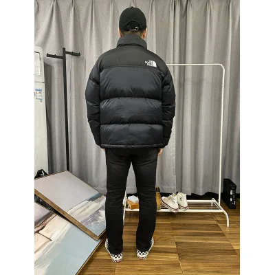 Пуховик The North Face Embroidery Logo 700 "Black" фото № 8