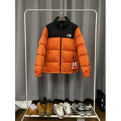 Пуховик The North Face Embroidery Logo 700 "Orange" фото № 2