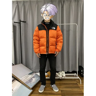 Пуховик The North Face Embroidery Logo 700 "Orange" фото № 8