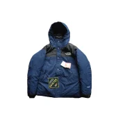 Пуховик The North Face Embroidery White Logo Gore-Tex "Navy Blue"