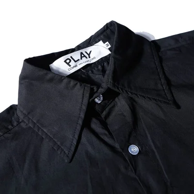 Рубашка CDG Heart "Black" фото № 2