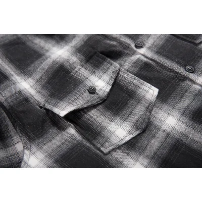 Рубашка OFF WHITE Checkered Diagonal Stripes "White" фото № 4