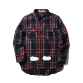 Рубашка OFF WHITE Checkered Spray Painting "Black"