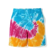 Шорты Bape Tie Dye Shark Sweat "Multi"