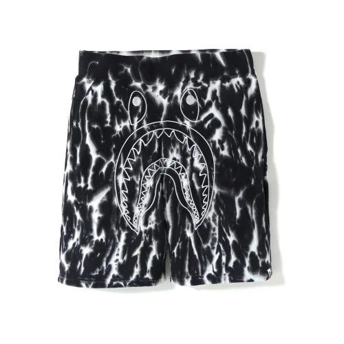 Шорты Bape Tie Dye Shark Sweat "Black"