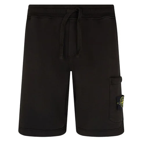 Шорты Stone Island 64651 FLEECE BERMUDA "Black"