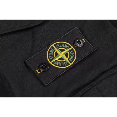 Шорты Stone Island FLEECE "Black" фото № 6