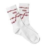 Носки 032c Crack "White"