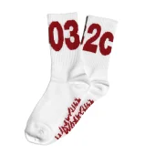 Носки 032c Big Logo Red "White"