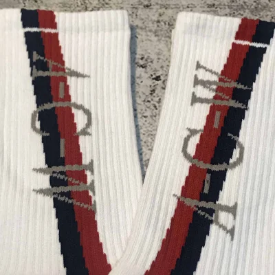 Носки A-Cold-Wall Black/Red Stripe "White" фото № 2