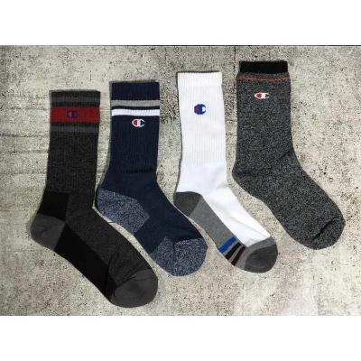 Носки Champion Logo "Gray/Black" фото № 2 Носки Champion Logo "Gray/Black" фото № 2