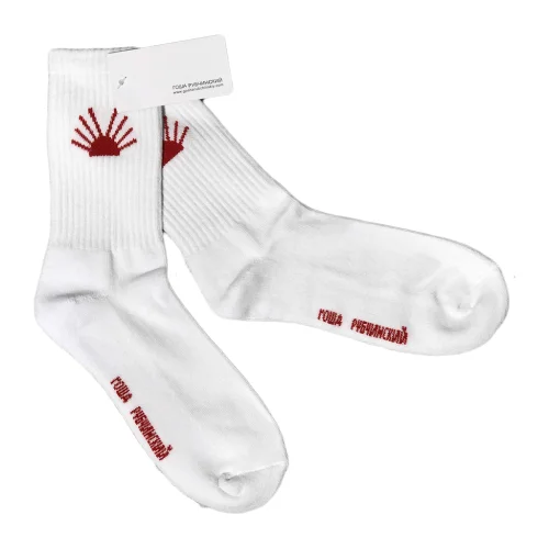 Носки Gosha Rubchinskiy Sun "White"