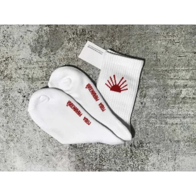 Носки Gosha Rubchinskiy Sun "White" фото № 2