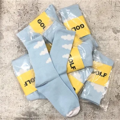 Носки Golf Wang White Clouds "Light Blue" фото № 4