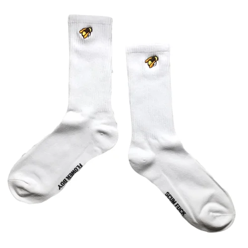 Носки Golf Wang Bee Flower Boy "White"