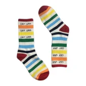 Носки Golf Wang Mix Color Stripes "White"