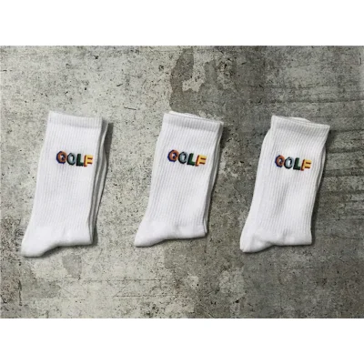 Носки Golf Wang Multi-Colored Logo "White" фото № 2
