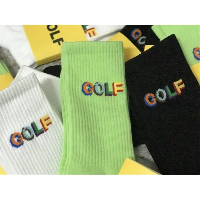 Носки Golf Wang Multi-Colored Logo "White" фото № 7
