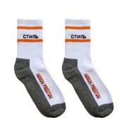 Носки Heron Preston Стиль "White/Gray"