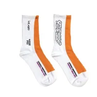 Носки Heron Preston Стиль "White/Orange"