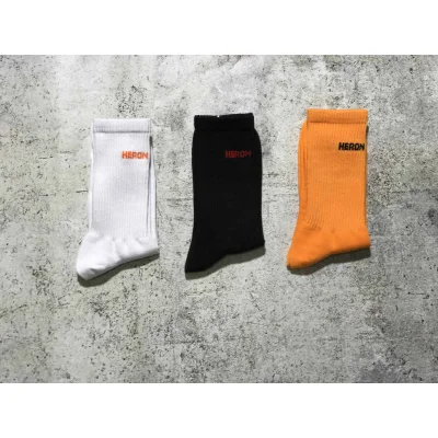 Носки Heron Preston Logo "Black" фото № 5