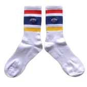 Носки NOAH Color Gradient "White/Red/Blue/Yellow"