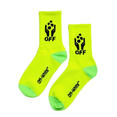 Носки Off White Hands Image "Yellow"