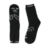 Носки RipnDip Cat Face Fuck "Black"