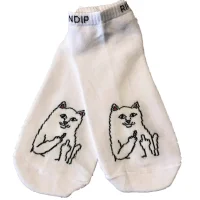 Носки RipnDip Cat Fuck "White"