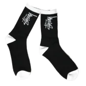 Носки Stussy Logo White Rubber "Black"