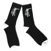 Носки Stussy Logo Black Rubber "Black"