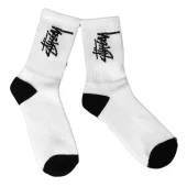 Носки Stussy Logo White Rubber "White"