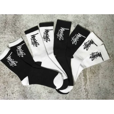 Носки Stussy Logo White Rubber "White" фото № 2