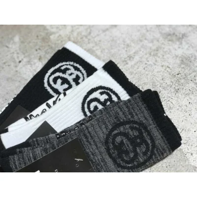 Носки Stussy Round Logo "White" фото № 4