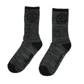 Носки Stussy Round Logo "Gray"