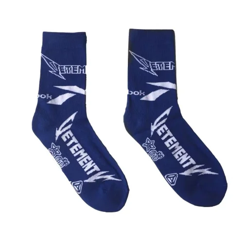 Носки Vetements x Reebok White Logo "Blue"