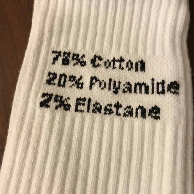 Носки Vetements Percentage "White" фото № 6 Носки Vetements Percentage "White" фото № 6