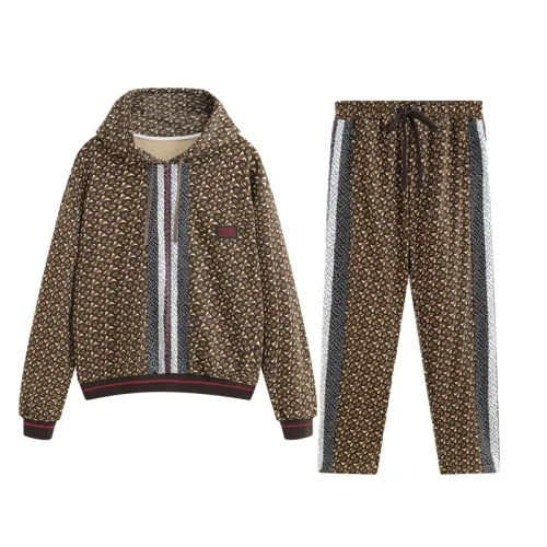 Спортивный Костюм Burberry Monogram And Striped Print "Brown"