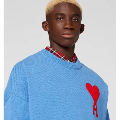 Свитер Ami de coeur Big Heart "Blue" фото № 4