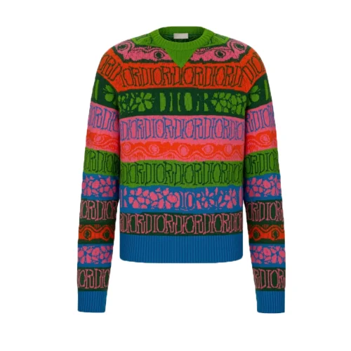 Свитер Dior Stripes "Green"