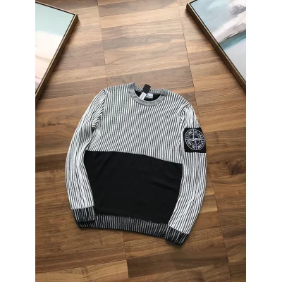 Свитер Stone island 508d1 Knitwear "Black" фото № 2