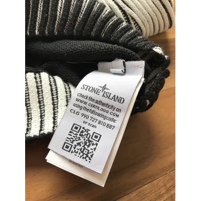 Свитер Stone island 508d1 Knitwear "Black" фото № 5