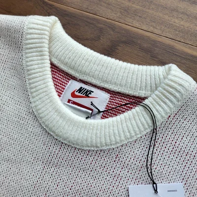 Свитер Supreme x Nike Big Label "White" фото № 4
