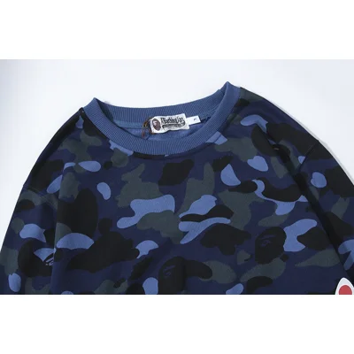 Свитшот Bape Camouflage Shark "Blue" фото № 3