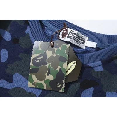 Свитшот Bape Camouflage Shark "Blue" фото № 5