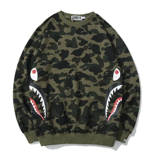 Свитшот Bape Camouflage Shark "Khaki"