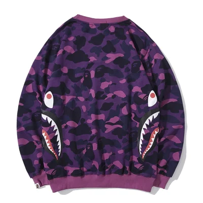 Свитшот Bape Camouflage Shark "Purple" фото № 2 Свитшот Bape Camouflage Shark "Purple" фото № 2