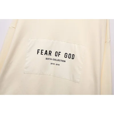 Свитшот Fear of God Patch "Beige" фото № 4
